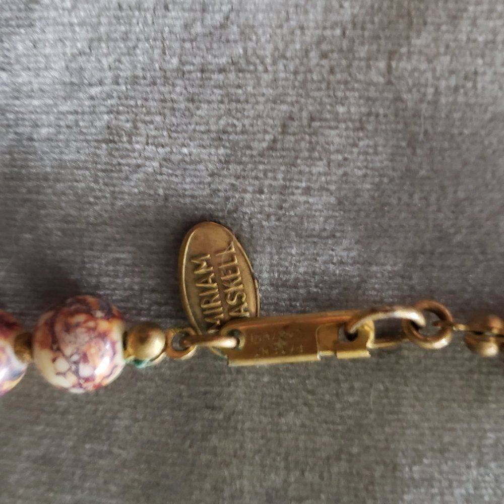 Vintage Gorgeous Miriam Haskell Necklace 1970s - Picture 6 of 7